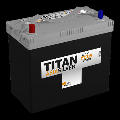 Аккумулятор Titan AsiaStandart 6CT-50 Ач прям. пол. (B24)