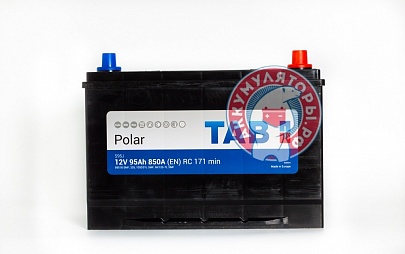 Аккумулятор TAB Polar JIS 6CT-95 Ач прям. пол. (D31R)