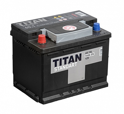 Аккумулятор Titan Standart 6CT-60 Ач прям. пол. (L2)