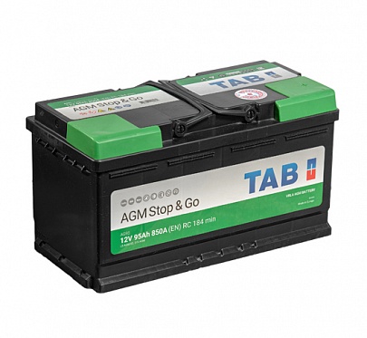 Аккумулятор TAB Ecodry AGM 6СТ-95 Ач обр. пол. (L5)