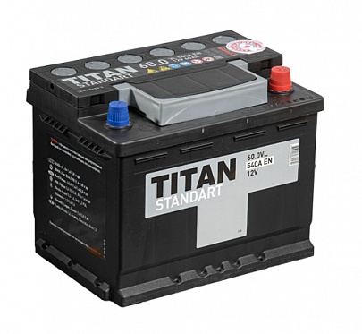 Аккумулятор Titan Standart 6CT-60 Ач обр. пол. (L2)