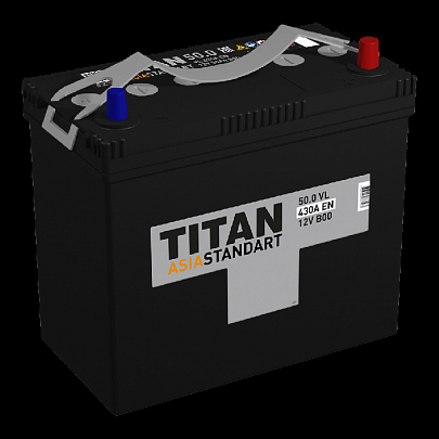 Аккумулятор Titan AsiaStandart 6CT-50 Ач обр. пол. (B24)