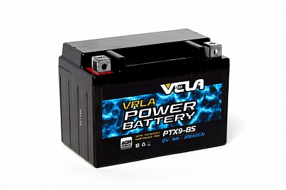 Аккумулятор Мото VELA TX9-BS, 9 Ач прям. пол.АК ( VL12.9)