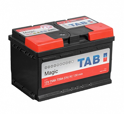 Аккумулятор TAB Magic 6CT-75 Ач обр. пол. (LB3)