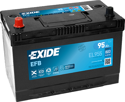 Аккумулятор EXIDE EFB 6СТ-95 Ач прям. пол. (D31)