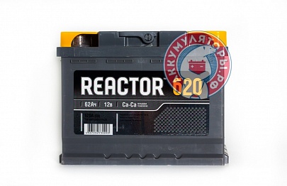 Аккумулятор Аком Reactor 6СТ-62 Ач прям.пол.(L2)