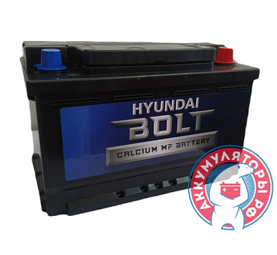 Аккумулятор HYUNDAI Bolt 6СТ-80 Ач обрат. пол. (L3)