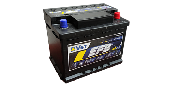 Аккумулятор VST EFB 6СТ-60 Ач обр. пол. (L2)