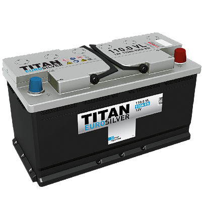 Аккумулятор Titan EuroSilver 6CT-110 Ач обр. пол. (L5)