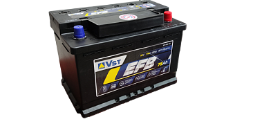 Аккумулятор VST EFB 6СТ-75 Ач обр. пол.(L3)