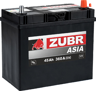 Аккумулятор ZUBR Premium ASIA  6СТ-40 Ач прям. пол. (В19R)