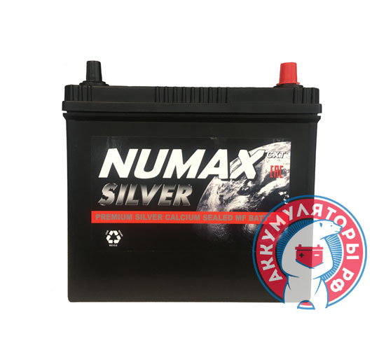 Аккумулятор NUMAX Silver 6CT-80 Ач прям.пол.(D26)